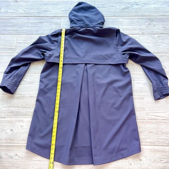 Nike Plum Purple Long Sleeve Hooded Mid-Length Hypershield Rain Jacket Size XL - Picture 9 of 12